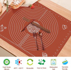 6PCS Silicone Baking Mat Set, Pastry Mat - Image 3