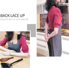 Apron for Men Women with Adjustable Straps and Large Pockets, Canvas Cotton - Image 4
