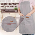 Serrenf 2 Pack Apron, Cooking Kitchen Aprons, Adjustable Bib Apron - Image 3