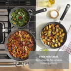 T-Fal Ultimate Hard Anodized Nonstick 10 Piece Cookware Set, Oven Safe Up to - Image 7