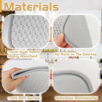 2 Pack Microfiber Dish Drying Mat, 24x17" Large Size Highly Absorbent Dish - Image 3