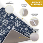 Christmas Dish Drying Mat for Kitchen Counter 24x18 Inch Xmas Snowflake Drying - Image 3