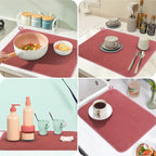GeeRic Microfiber Dish Drying Mat, Super Absorbent Kitchen Dish Drying Pad - Image 5