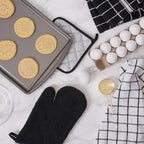 DII Basic Terry Collection 100% Cotton Quilted, Oven Mitt, 2 Piece - Image 4