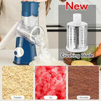 Ourokhome Rotary Cheese Grater Hand Crank, Kitchen Shredder Speed Mandolin - Image 4