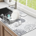 Findosom 2PCS 12" x 20" Dish Drying Mat & 24" x 5.5" Sink Splash Guard by Findosom