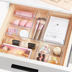 Vtopmart 72 PCS Clear Plastic Drawer Organizers Set, 4-Size Versatile Bathroom - Image 3