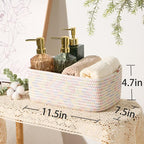 MiniArk Small Storage Baskets for Organizing | Closet Organizer Bins | Shelf - Image 3