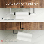 FORIOUS Paper Towel Holder Under Cabinet, One Hand Operable - Image 4