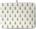 Christmas Tree Dish Drying Mat Winter Xmas Holiday Drying Mats Microfiber by Kwlegh