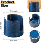 Zoeeker Kitchen Sponge Holder, Ceramic Sponge Organizer Scrubby Holder Sink - Image 3