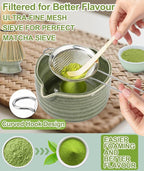 JBER Matcha Whisk Set, Ceramic Matcha Set Includes Matcha Bowl, Matcha Whisk - Image 3