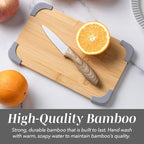 COOK WITH COLOR Non-Slip Cutting Board Set – Kitchen Essentials with Easy Grip - Image 4