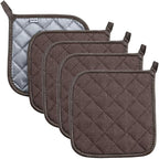 Pot Holders Cotton Made Machine Washable Heat Resistant Potholder, Pot Holder by Joyhalo