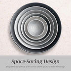 COOK WITH COLOR Mixing Bowls Set with TPR Lids - Image 4