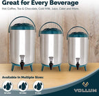 Vollum Stainless Steel Insulated Beverage Dispenser – Insulated Thermal Hot and - Image 5