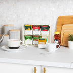 Mind Reader Tea Bag Organizer, Tea Station Organizer, Countertop Storage - Image 2