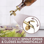 COOK WITH COLOR Glass Olive Oil Bottle Dispenser - Image 6