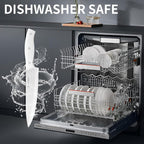 15-Piece White Kitchen Knife Set - Image 7