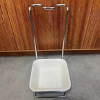 Steel Upright Ladle Holder Square White Ceramic Bowl Spoon Rest Rack Cooking - Image 5