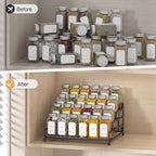 RUILALIFE 4-Tier-Spice-Rack-Organizer-for-Cabinet, Adjustable Depth Spice - Image 7