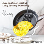 SENSARTE Pots and Pans Set Non stick, Non toxic Healthy Induction Cookware Sets - Image 2