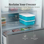 KitchFort Large Silicone Ice Cube Tray, Easy Release 2" Big Ice Cubes - Image 5