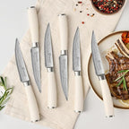 Sunnecko Knife Set with Block and Sharpener, 15 Piece Kitchen Knife Block Set - Image 7