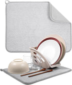 Giantree Small Microfiber Dish Drying Mat, Absorbent Dish Drainer Mats by Giantree