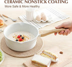 SENSARTE White Ceramic Nonstick Saucepan - Image 6