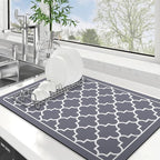 WISELIFE Dish Drying Mat Super Absorbent Drying Mat Large Dish Drying Mats by WiseLife