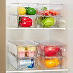 Vtopmart 8pcs Clear Organizers and Storage Bins - Image 6