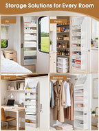 Criusia 2 Pack Over the Door Organizer, Heavy-Duty 6-Shelf Hanging Storage - Image 7