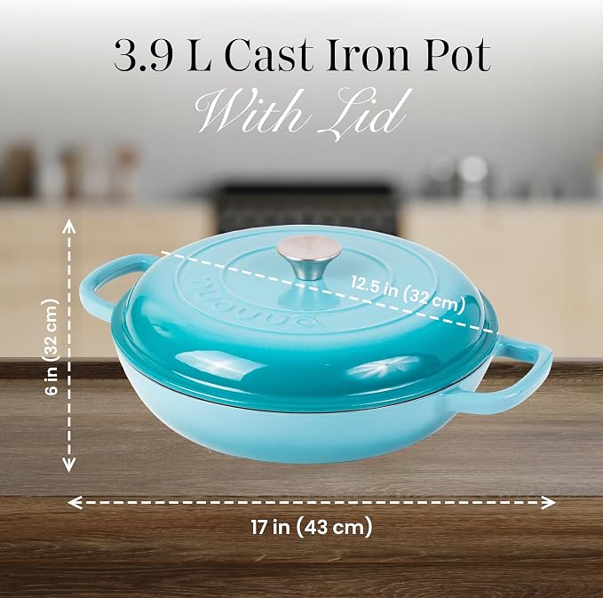 Shallow Cast Iron Casserole - Image 3