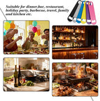 6 Pcs Colorful Stainless Steel Heavy Duty Flat Bottle Openers, 7 Inch Solid - Image 5