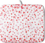 Valentine’s Day Dish Drying Mat by Trongr