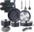 Chef Power Ceramic Nonstick Cookware Set 19 Piece by ChefPower