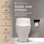 Day Moon™ - Toilet Paper Holder - Modern Roll Holder - Image 3
