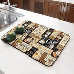 Fun Coffee Mat 23inx15in, Coffee Bar Mat - Image 4