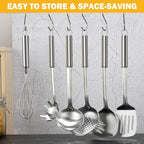 6-Piece Kitchen Cooking Utensils Set, Stainless Steel Kitchen Utensils - Image 7
