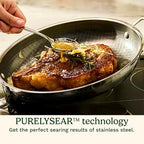 Cuisinart FusionPlus Hybrid Stainless Steel Cookware, 5-Quart Sauté Pan - Image 3