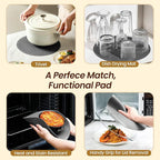 2 in 1, Tall Glass Microwave Splatter Cover - Image 3