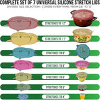 Reusable Silicone Stretch Lids for Food Storage in Fridge - Image 2