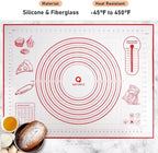 Extra Large Silicone Pastry Mat, Baking Mat - Image 2