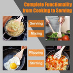 ECOSALL Healthy Wooden Spoons For Cooking Set of 6. Safe and Reliable Cooking - Image 5