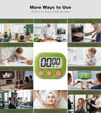Digital Timer for Classroom Teachers Students, Magnetic Kitchen Countdown Timer - Image 8