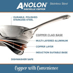 Anolon Nouvelle Stainless Steel Sauce Pan/Saucepan - Image 5
