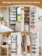Criusia 2 Pack Over The Door Organizer, Heavy-Duty 6-Shelf Hanging Storage - Image 7