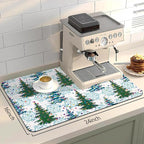 Bloss Christmas Drying Mat, Fit Under Coffee Maker Machine / Counter - Image 6