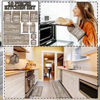 Fourluoo 10 Pcs Farmhouse Kitchen Decor and Accessories Set 4 Kitchen Towels 2 - Image 2